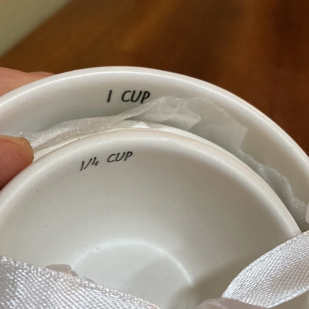 NEW MASTERCLASS BAKESHOP EASTER BUNNY MEASURING CUPS 4 PC SET